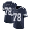 D.Cowboys #78 Terence Steele Player Navy Vapor Untouchable Limited Home Game Gdoa Stitched Jerseys