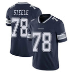 D.Cowboys #78 Terence Steele Player Navy Vapor Untouchable Limited Home Game Gdoa Stitched Jerseys