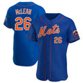 NY.Mets #26 Nolan McLean Player Royal Limited Elite Home Fdoa Stitched Jerseys