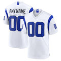 Custom LA.Rams Fearsome White Home Game Any Name & Numbers Gdoa Stitched Jerseys