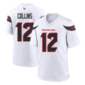 H.Texans #12 Nico Collins Player White Home Game Gdoa Stitched Jerseys