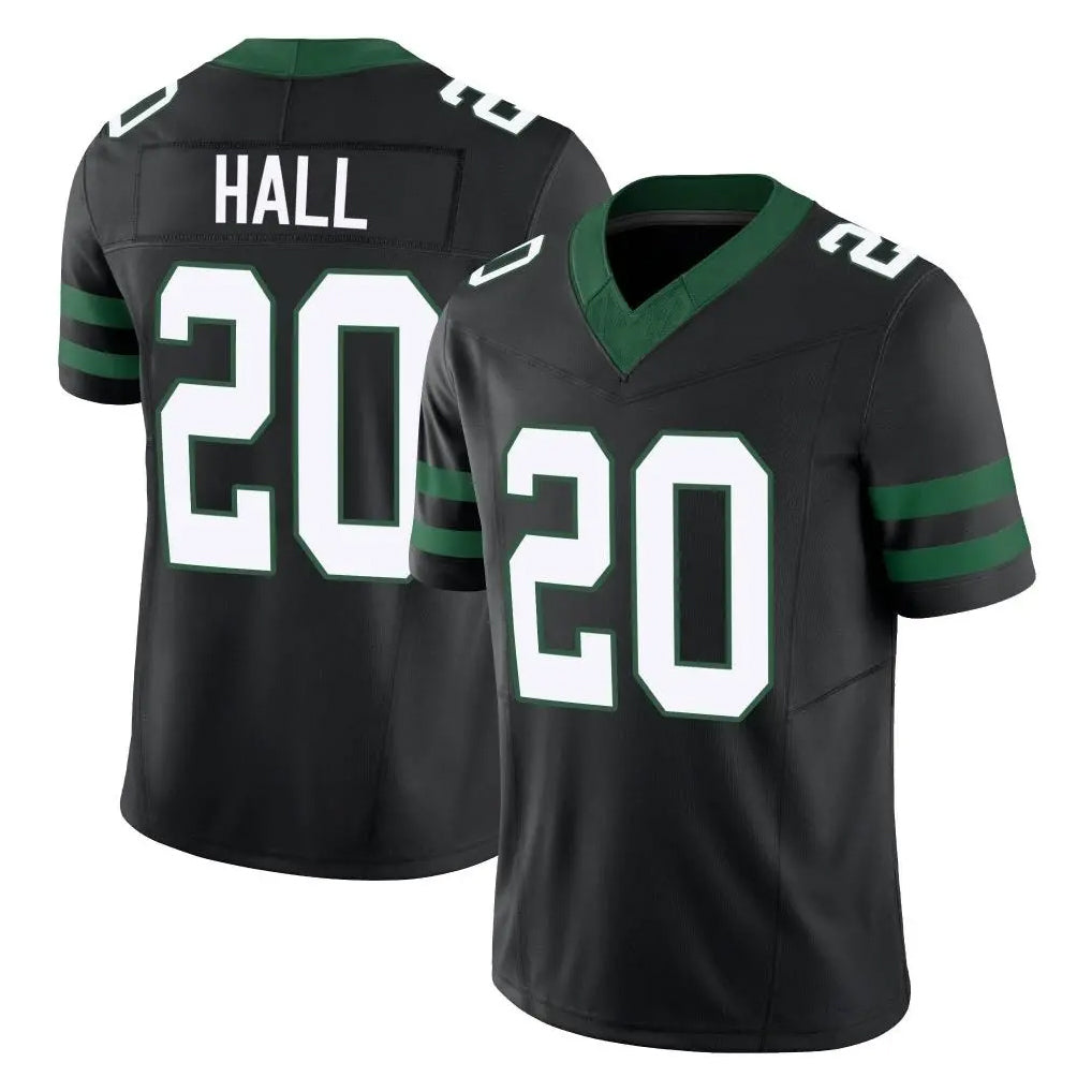NY.Jets #20 Breece Hall Player Black Limited Legacy Vapor F.U.S.E. Home Game Gdoa Stitched Jerseys