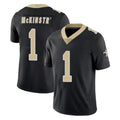 NO.Saints #1 Kool-Aid McKinstry Player Black Limited Vapor Untouchable Home Game Gdoa Stitched Jerseys
