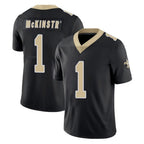 NO.Saints #1 Kool-Aid McKinstry Player Black Limited Vapor Untouchable Home Game Gdoa Stitched Jerseys
