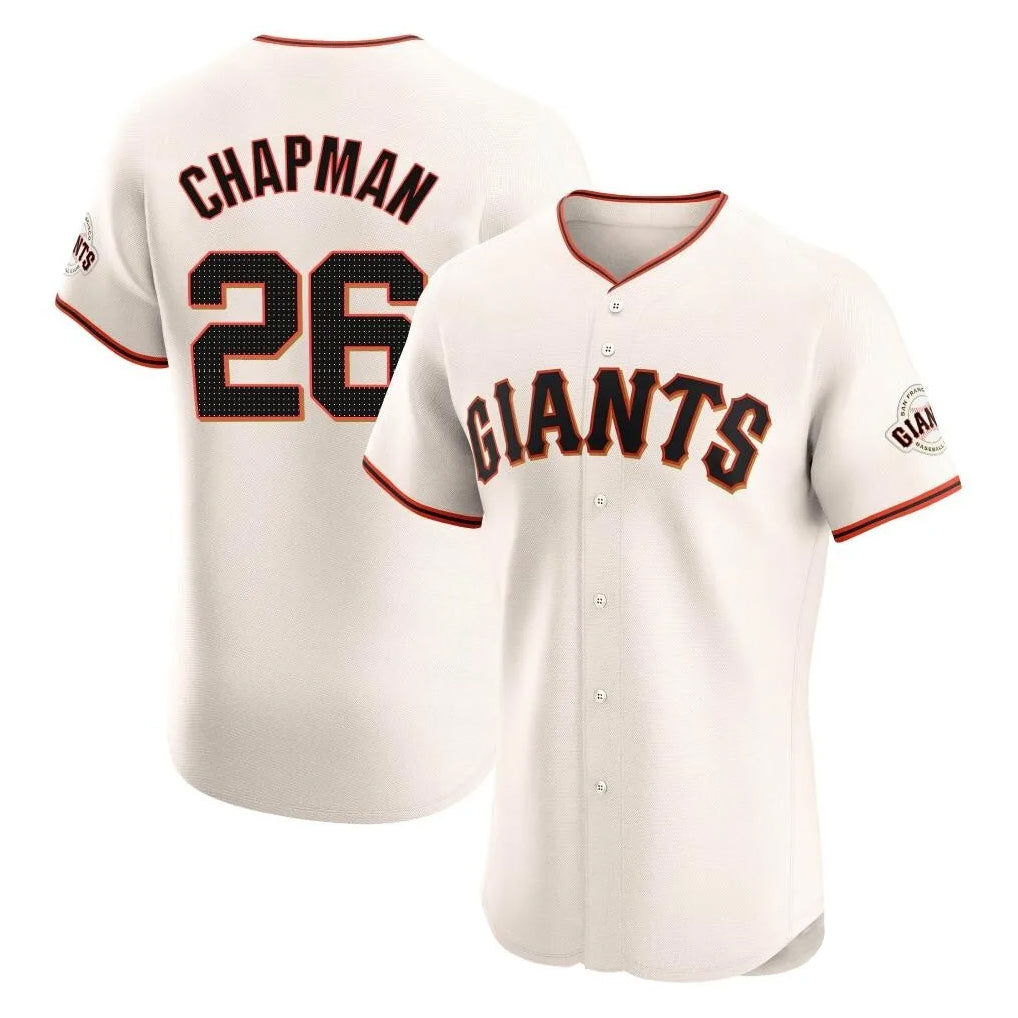 SF.Giants #26 Matt Chapman Player Cream Home Limited Elite Fdoa Stitched Jerseys