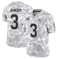 A.Cardinals #3 Budda Baker Player Camo Salute to Service Limited Gdoa Stitched Jerseys