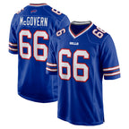 B.Bills #66 Connor McGovern Player Royal Home Game Gdoa Stitched Jerseys