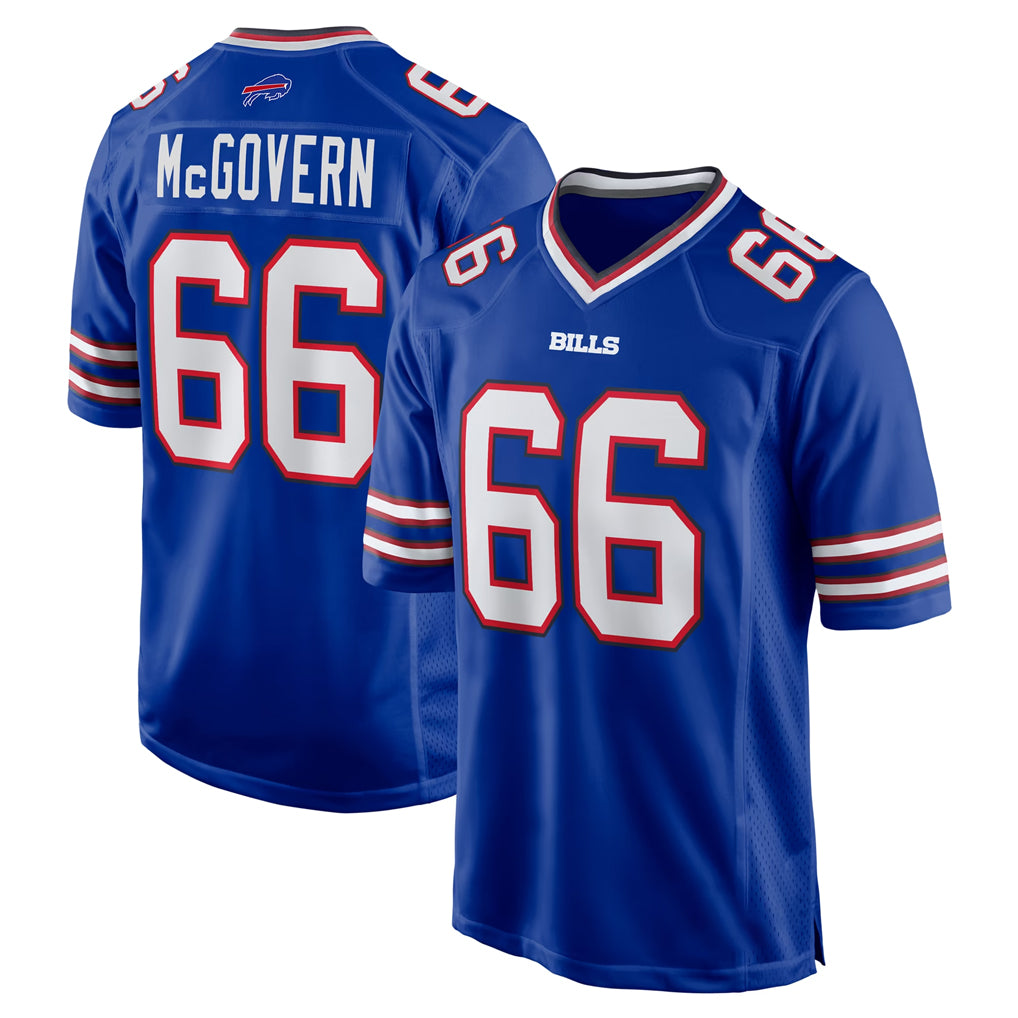 B.Bills #66 Connor McGovern Player Royal Home Game Gdoa Stitched Jerseys