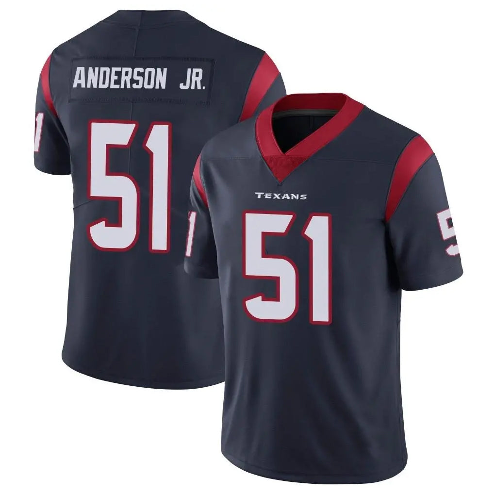 H.Texans #51 Will Anderson Jr. Player Navy Limited Vapor Untouchable Home Game Gdoa Stitched Jerseys
