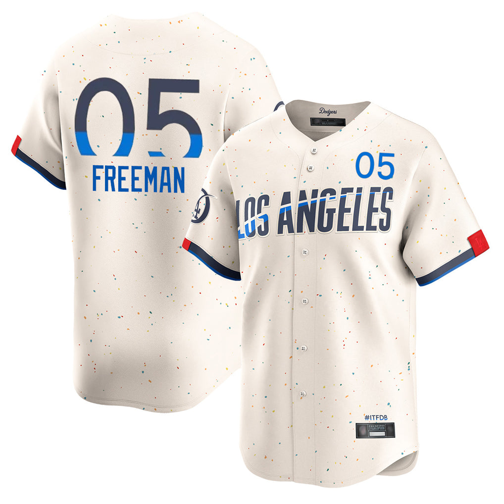LA.Dodgers #5 Freddie Freeman Player Cream City Connect Limited Home Fdoa Stitched Jerseys