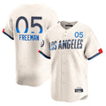 LA.Dodgers #5 Freddie Freeman Player Cream City Connect Limited Home Fdoa Stitched Jerseys