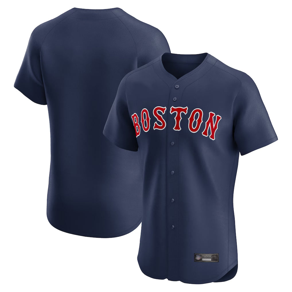 B.Red Sox ## Red Sox Blank Player Navy Limited Elite Home Game Gdoa Stitched Jerseys