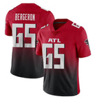 A.Falcons #65 Matthew Bergeron Player Red Vapor Untouchable Limited Home Game Gdoa Stitched Jerseys