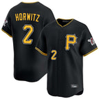 P.Pirates #2 Spencer Horwitz Player Black Alternate Limited Game Fdoa Stitched Jerseys