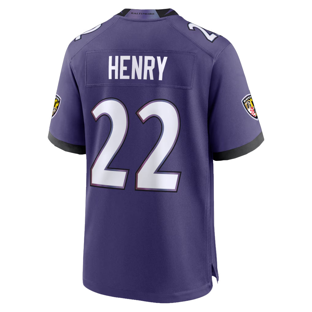 Gdoa B.Ravens #22 Derrick Henry Player Purple Home Game Stitched Jerseys