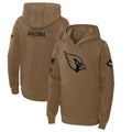 A.Cardinals ## Cardinals Blank Player Brown Salute To Service Limited Hoodies Gdoa Stitched Jerseys