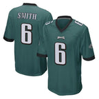 P.Eagles #6 DeVonta Smith Player Team Color Green Home Game Gdoa Stitched Jerseys