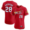 St. Louis Cardinals #28 Nolan Arenado Player Red City Connect Limited Elite Fdoa Stitched Jerseys