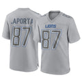 D.Lions #87 Sam LaPorta Player Gray Atmosphere Fashion Home Game Gdoa Stitched Jerseys
