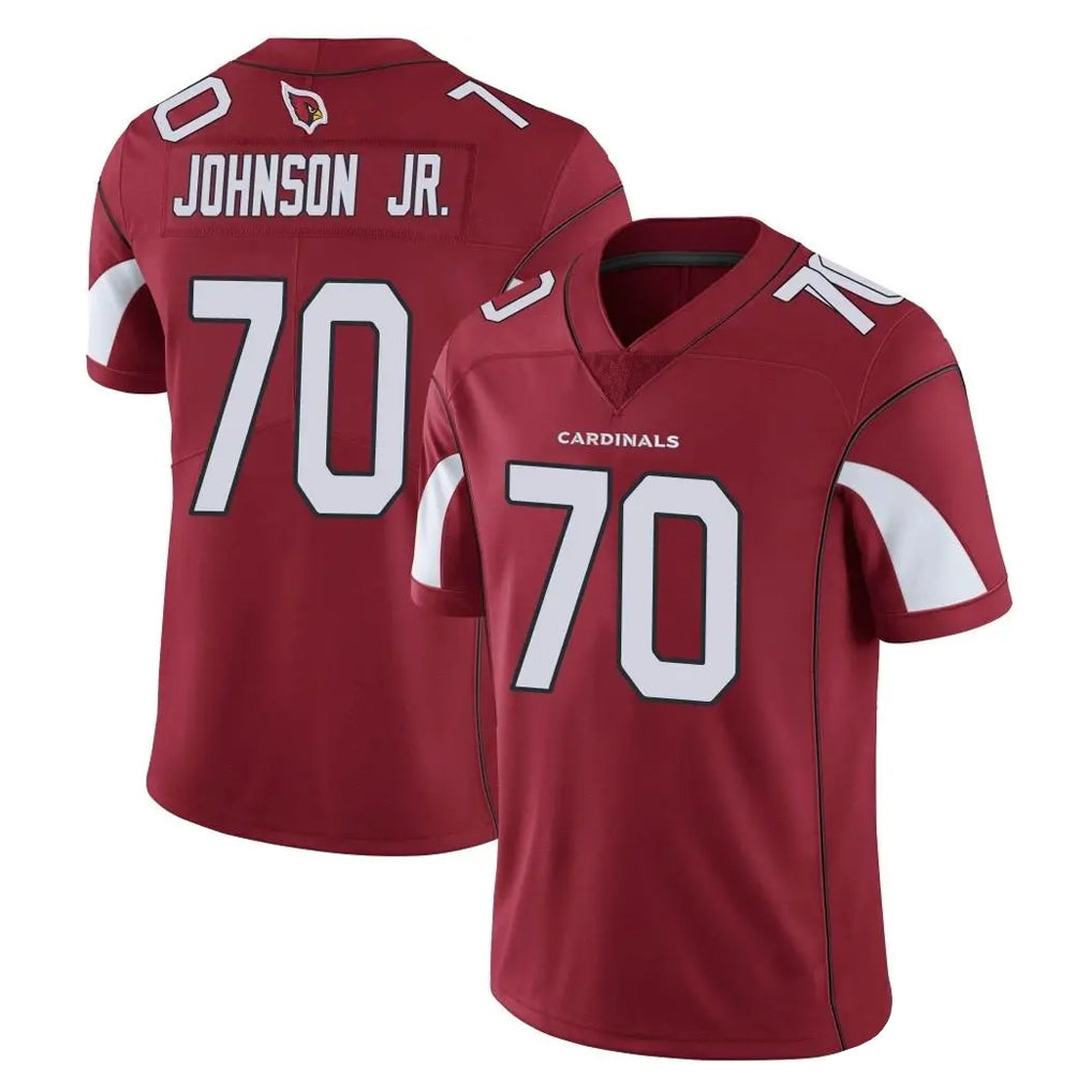A.Cardinals #70 Paris Johnson Jr. Player Cardinal Vapor Limited Home Game  Gdoa Stitched Jerseys
