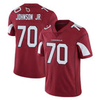 A.Cardinals #70 Paris Johnson Jr. Player Cardinal Vapor Limited Home Game  Gdoa Stitched Jerseys