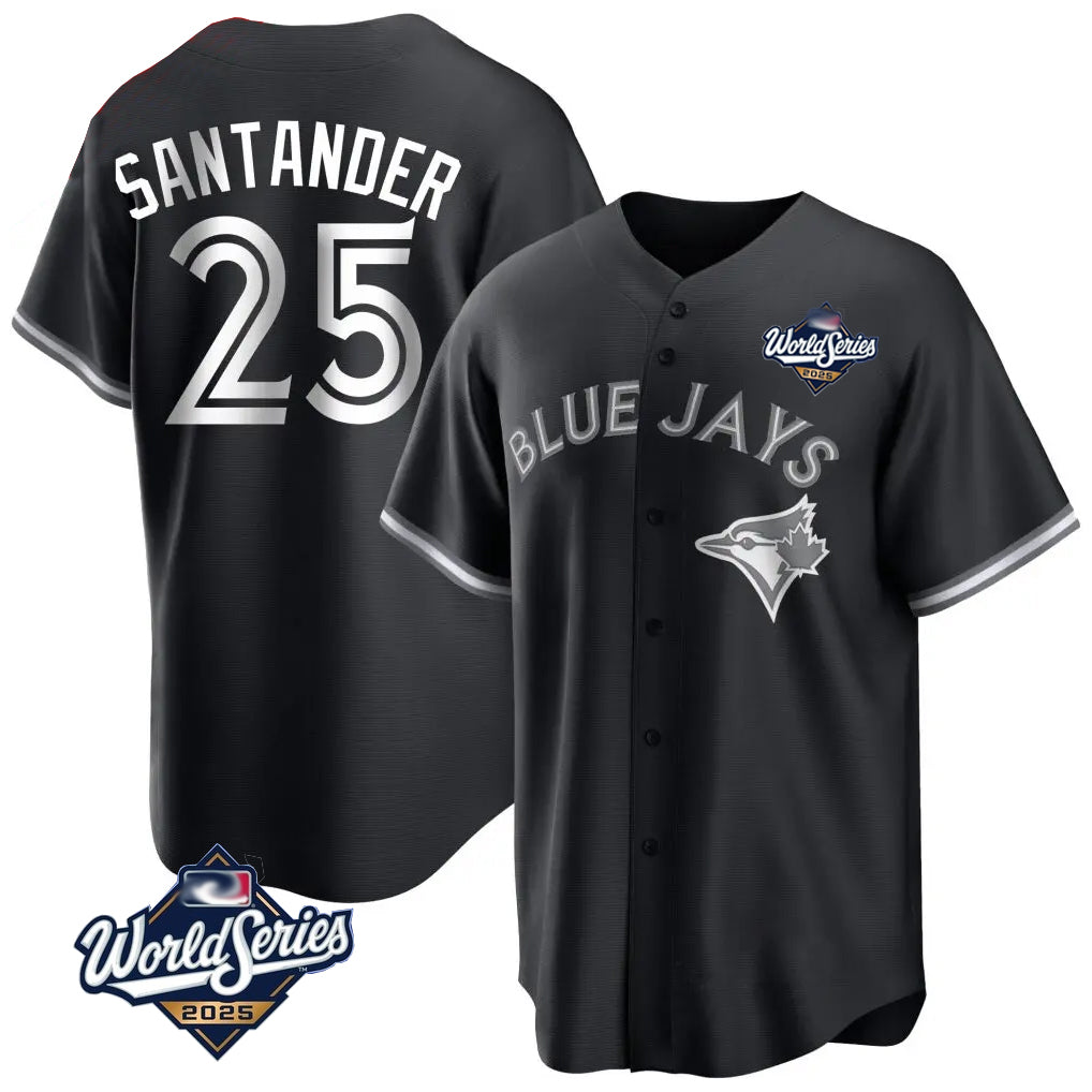 T.Blue Jays #25 Anthony Santander Player Black 2025 World Series City Connect Limited Fdoa Stitched Jerseys