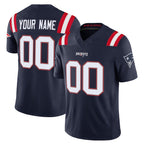 Custom NE.Patriots Navy Limited Vapor F.U.S.E. Home Game Any Name & Numbers Gdoa Stitched Jerseys
