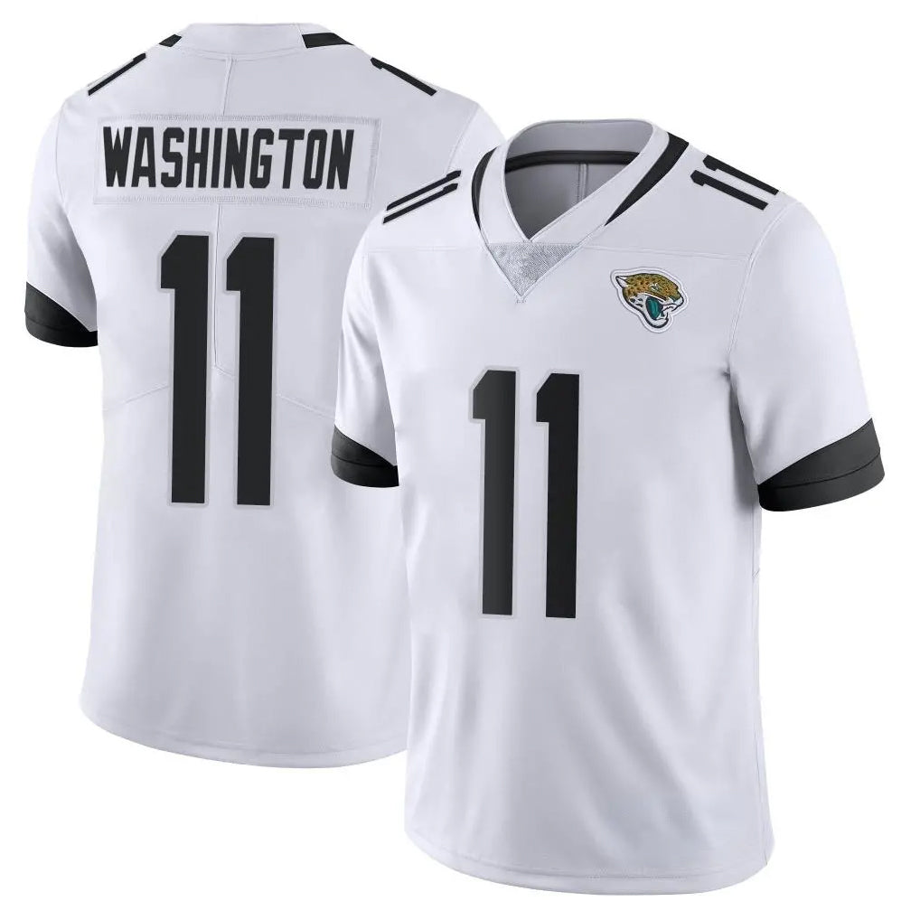 J.Jaguars #11 Parker Washington Player White Vapor Untouchable Limited Home Game Gdoa Stitched Jerseys