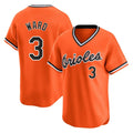B.Orioles #3 Taylor Ward Player Orange T-shirt Limited Home Game Gdoa Stitched Jerseys
