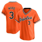 B.Orioles #3 Taylor Ward Player Orange T-shirt Limited Home Game Gdoa Stitched Jerseys