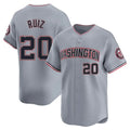 W.Nationals #20 Keibert Ruiz Player Gray City Connect Elite Alternate Fdoa Stitched Jerseys