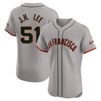 SF.Giants #51 Jung Hoo Lee Player Gray Home Limited Elite Fdoa Stitched Jerseys