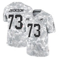 M.Dolphins #73 Austin Jackson Player Arctic Camo Salute To Service Limited Game Gdoa Stitched Jerseys