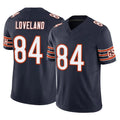 C.Bears #84 Colston Loveland Player Navy Vapor F.U.S.E. Limited Home Game Gdoa Stitched Jerseys