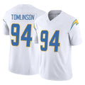 LA.Chargers #94 Dalvin Tomlinson Player White Limited Vapor F.U.S.E. Home Game Gdoa Stitched Jerseys