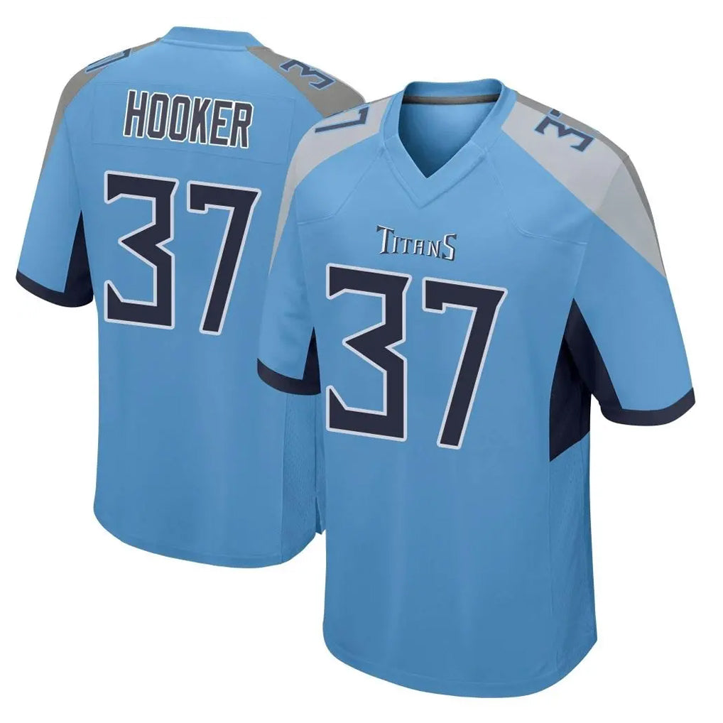 T.Titans #37 Amani Hooker Player Light Blue Home Game Gdoa Stitched Jerseys