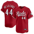 C.Reds #44 Elly De La Cruz Player Red Home Limited Gdoa Stitched Jerseys