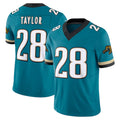 J.Jaguars #28 Fred Taylor Player Teal Prowler Throwback Vapor F.U.S.E. Limited Home Game Gdoa Stitched Jerseys