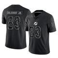 M.Dolphins #83 Kevin Coleman Jr. Player Black Reflective Limited Game Gdoa Stitched Jerseys