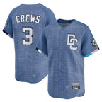 W.Nationals #3 Dylan Crews player Blue Limited City Connect Fdoa Stitched Jerseys