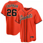 SF.Giants #26 Matt Chapman Player Orange Home Game Fdoa Stitched Jerseys