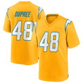 LA.Chargers #48 Bud Dupree Player Gold Home Game Gdoa Stitched Jerseys