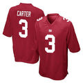 NY.Giants #3 Abdul Carter Player Red Home Game Gdoa Stitched Jerseys