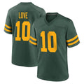 GB.Packers #10 Jordan Love Player Green Alternate Home Game Gdoa Stitched Jerseys