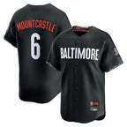 B.Orioles #6 Ryan Mountcastle Player Black City Connect Limited Home Game Gdoa Stitched Jerseys