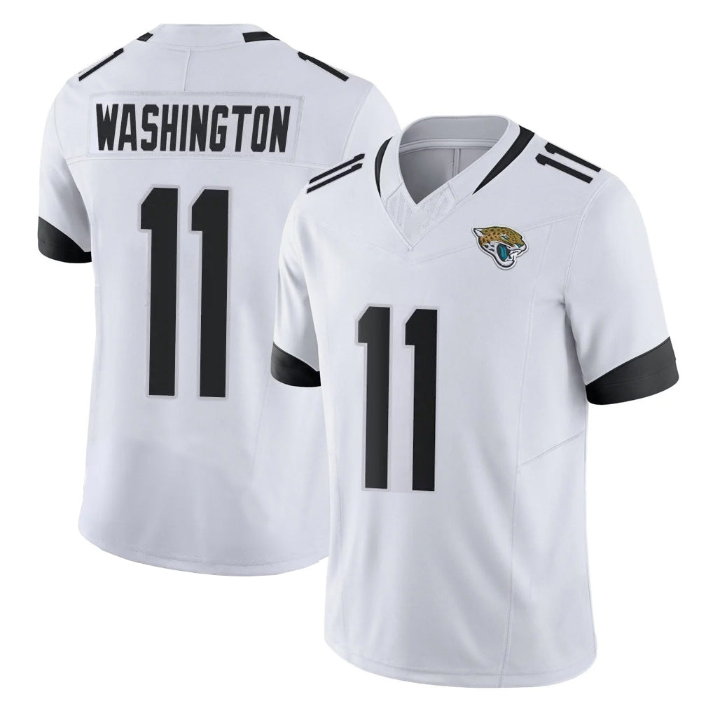 J.Jaguars #11 Parker Washington Player White Vapor F.U.S.E. Limited Home Game Gdoa Stitched Jerseys