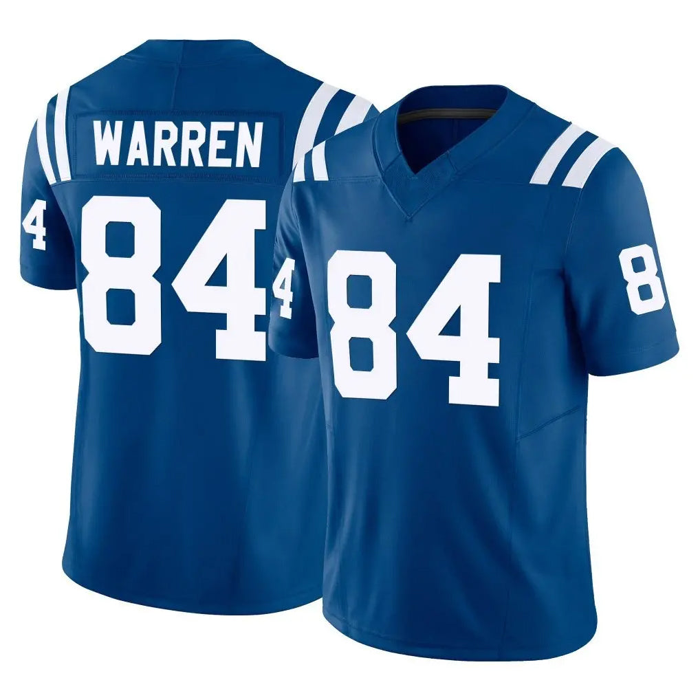 IN.Colts #84 Tyler Warren Player Royal Limited Vapor F.U.S.E. Home Game Gdoa Stitched Jerseys