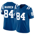 IN.Colts #84 Tyler Warren Player Royal Limited Vapor F.U.S.E. Home Game Gdoa Stitched Jerseys