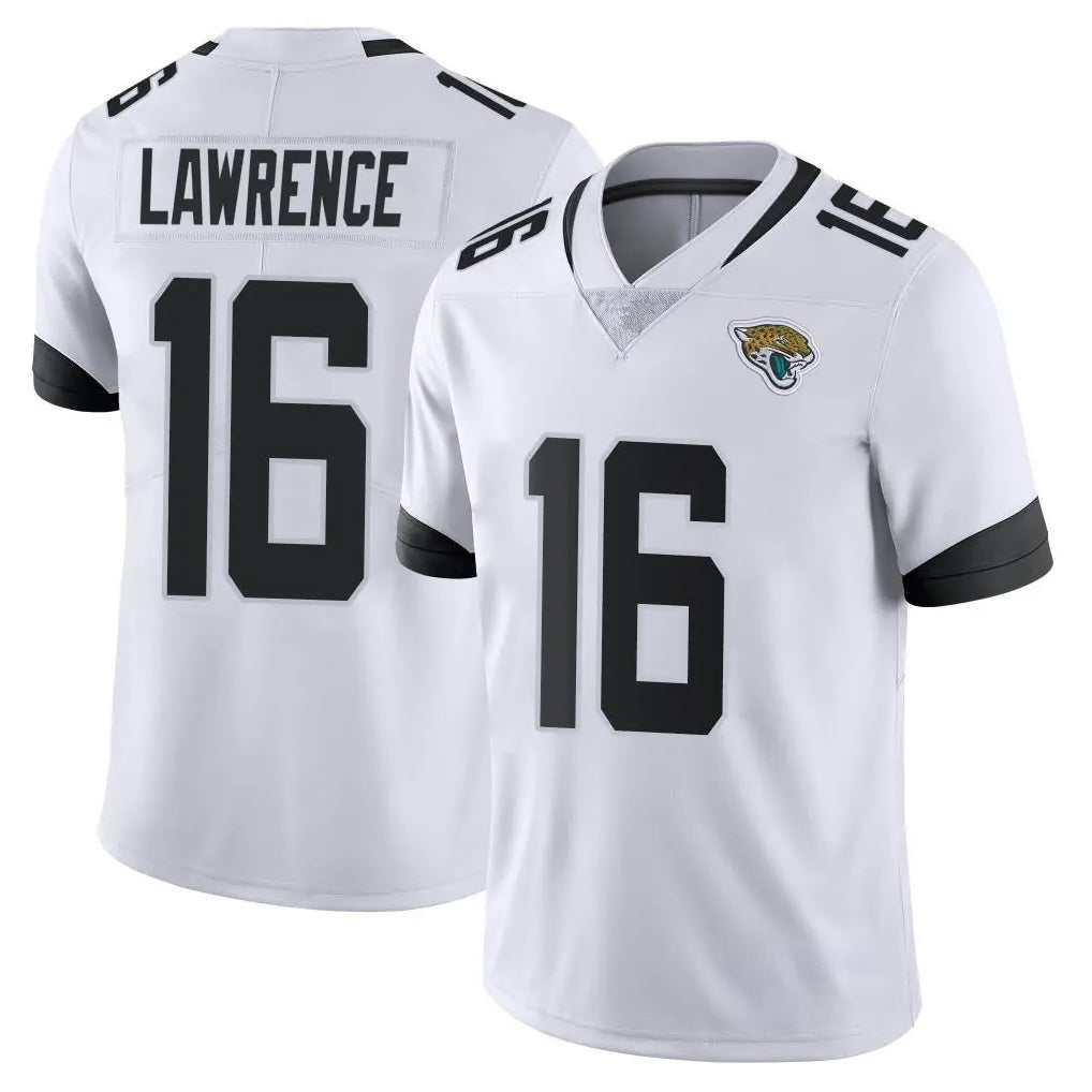 J.Jaguars #16 Trevor Lawrence Player White Vapor Untouchable Limited Home Game Gdoa Stitched Jerseys
