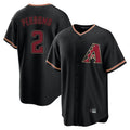 A.Diamondbacks #2 Geraldo Perdomo Player Black Limited Home Gdoa Stitched Jerseys